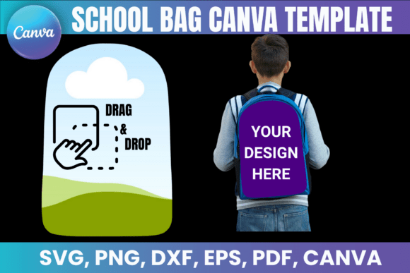 Backpack Canva Template: Graphics for Real Brand Projects
