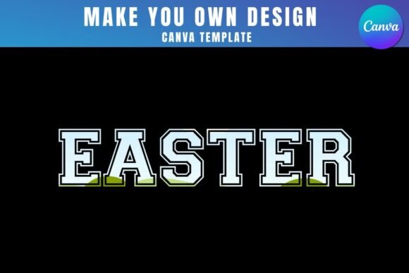 Easter Canva Frame Template Design: Graphics for Real Local Branding