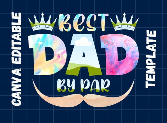 Father’s Day Canva Editable Frame Graphics