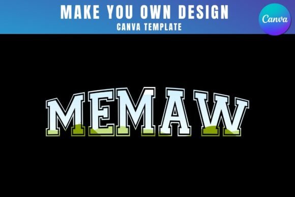 Memaw Canva Frame Template Design: Graphics for Real Sellers