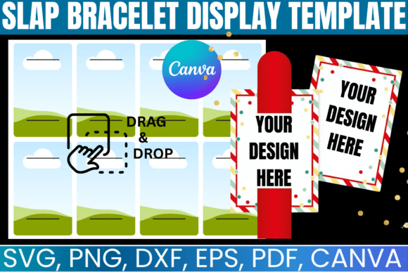 Slap Bracelet Display Canva Template: Graphics for Sellers